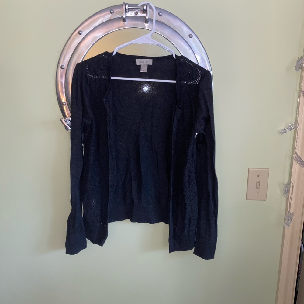 Gray Loft cardigan!